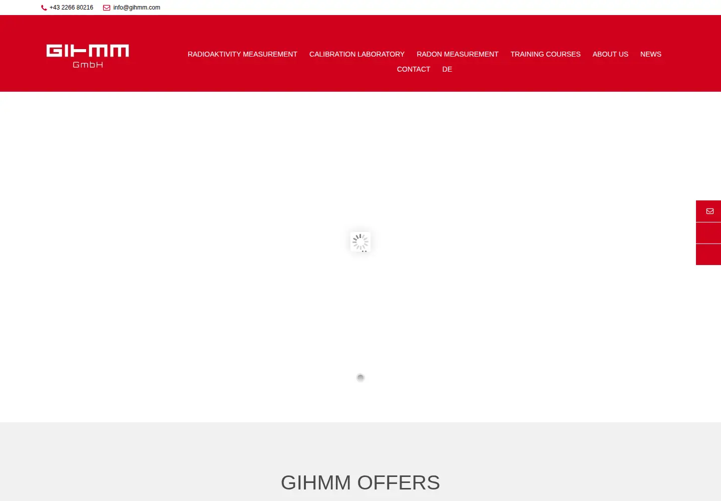 Screenshot of gihmm.com