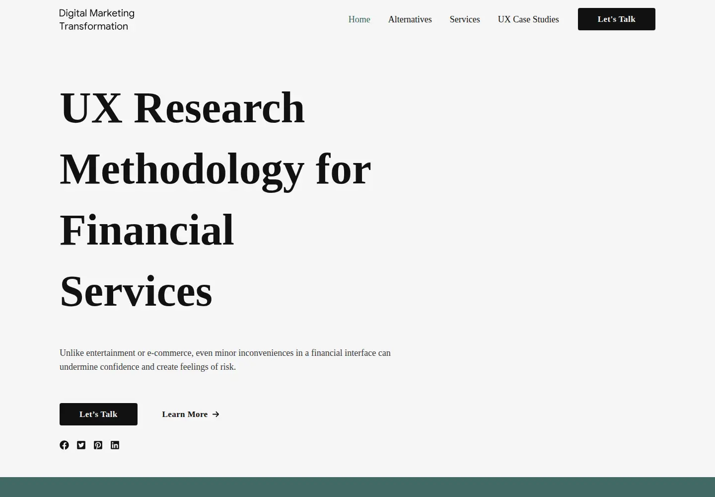 Captured homepage of googlefinanceuxbenchmark2022.com in the current scan