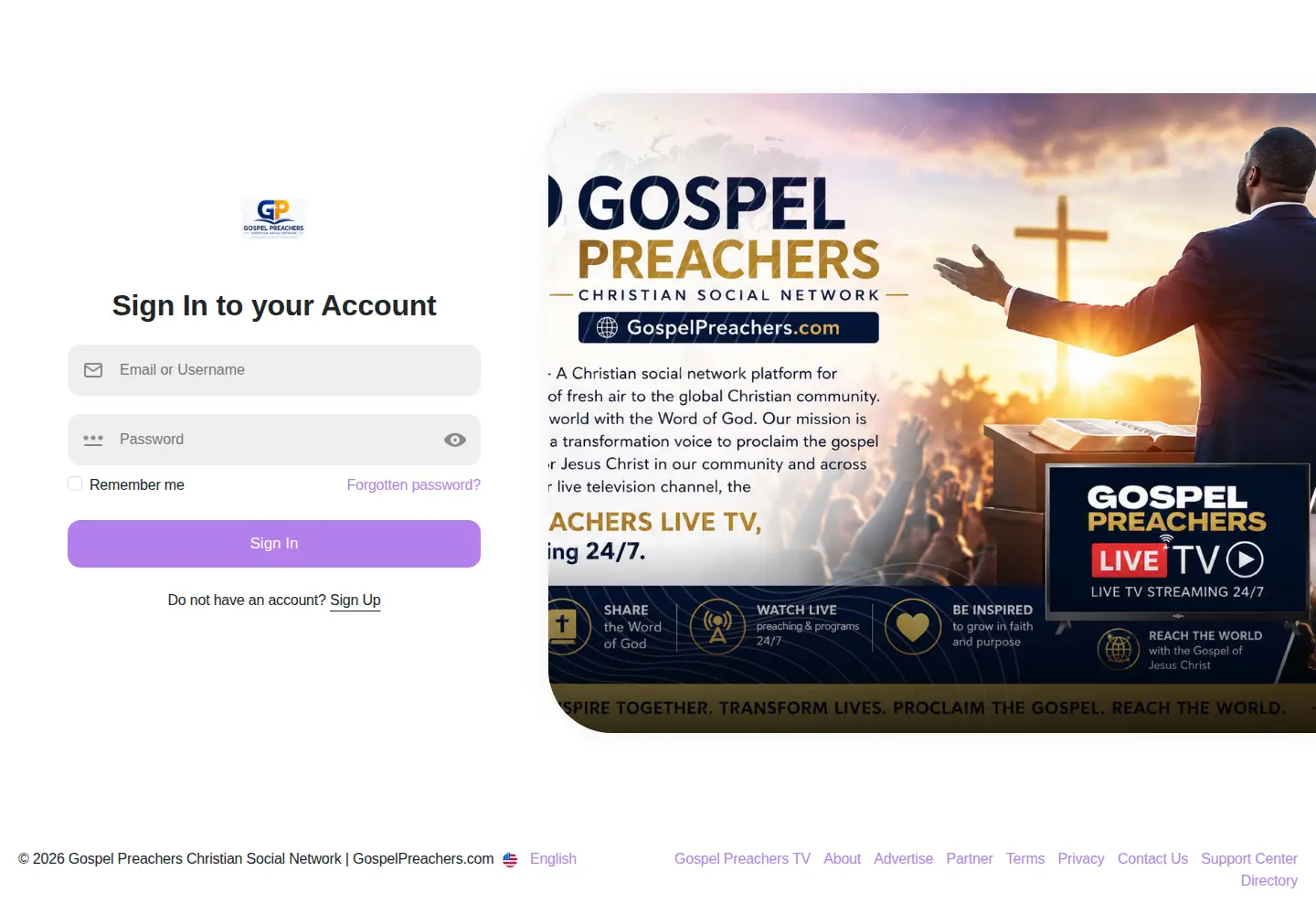 Screenshot of gospelpreachers.com