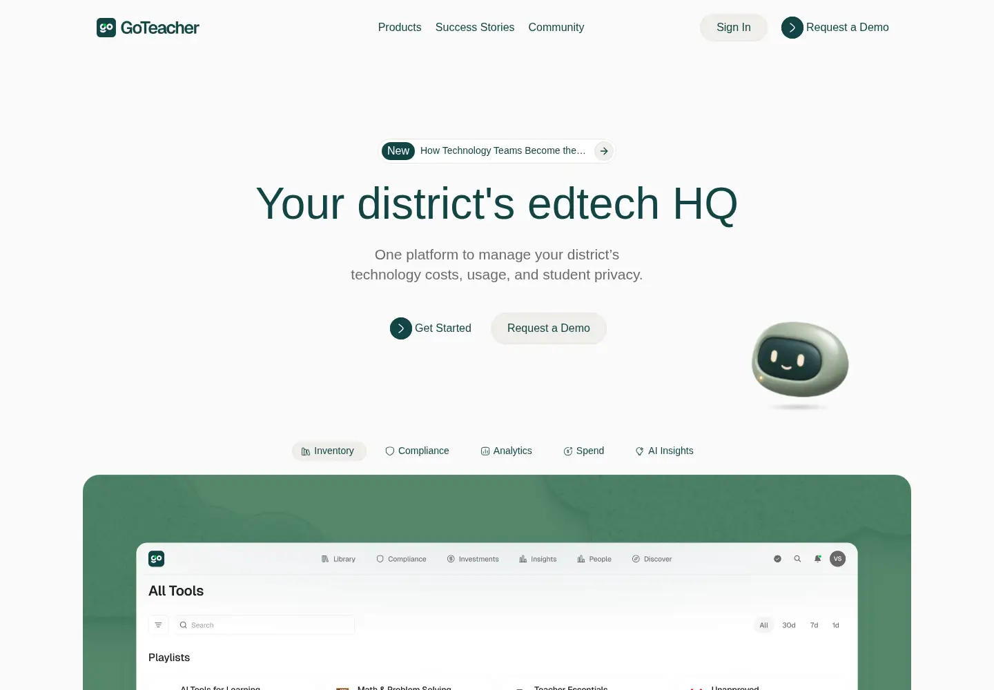 Screenshot of goteacher.com