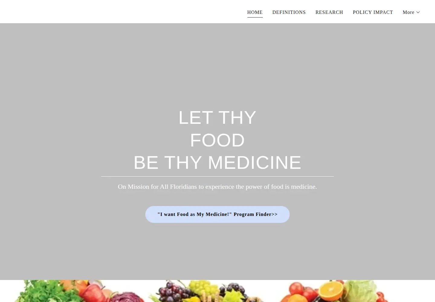 Screenshot of healthandnutritioncoalition.com