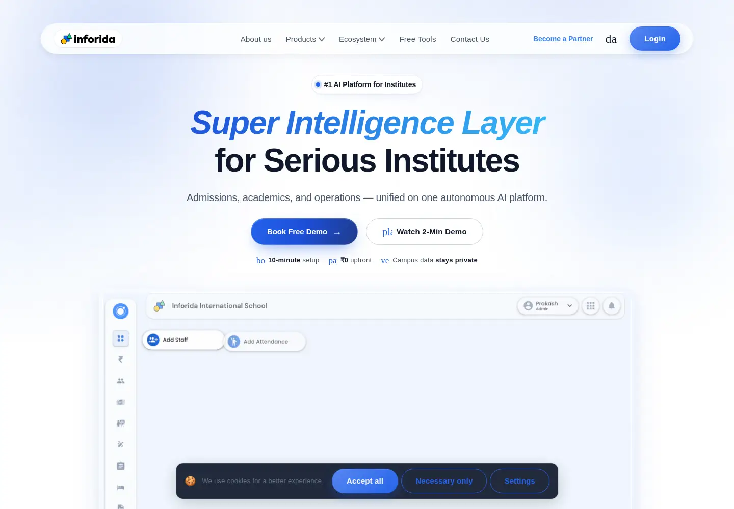 Screenshot of inforida.com