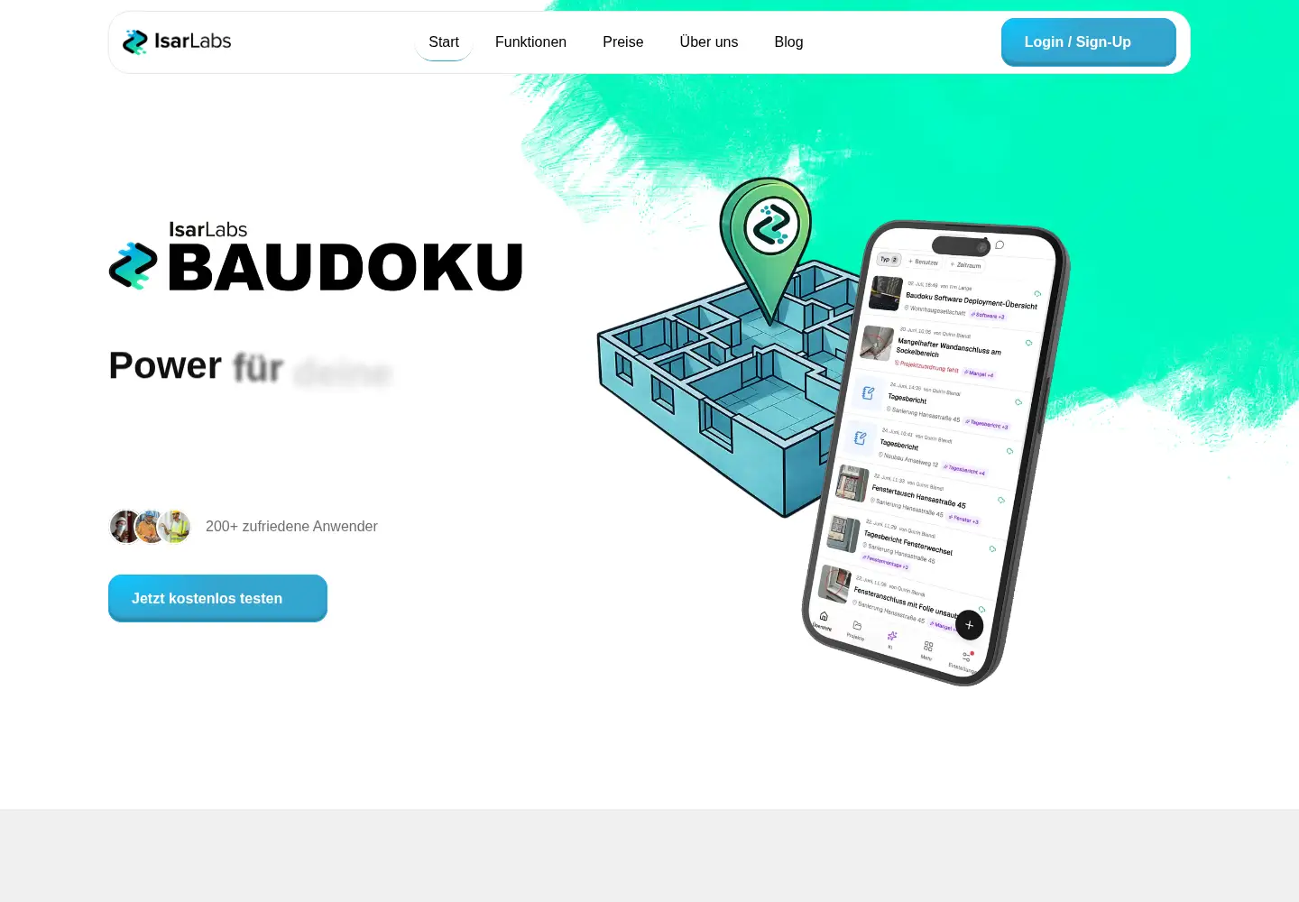 Screenshot of isar-labs.com