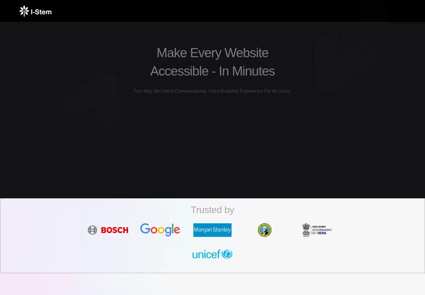 Captured homepage of istemai.com in the current scan