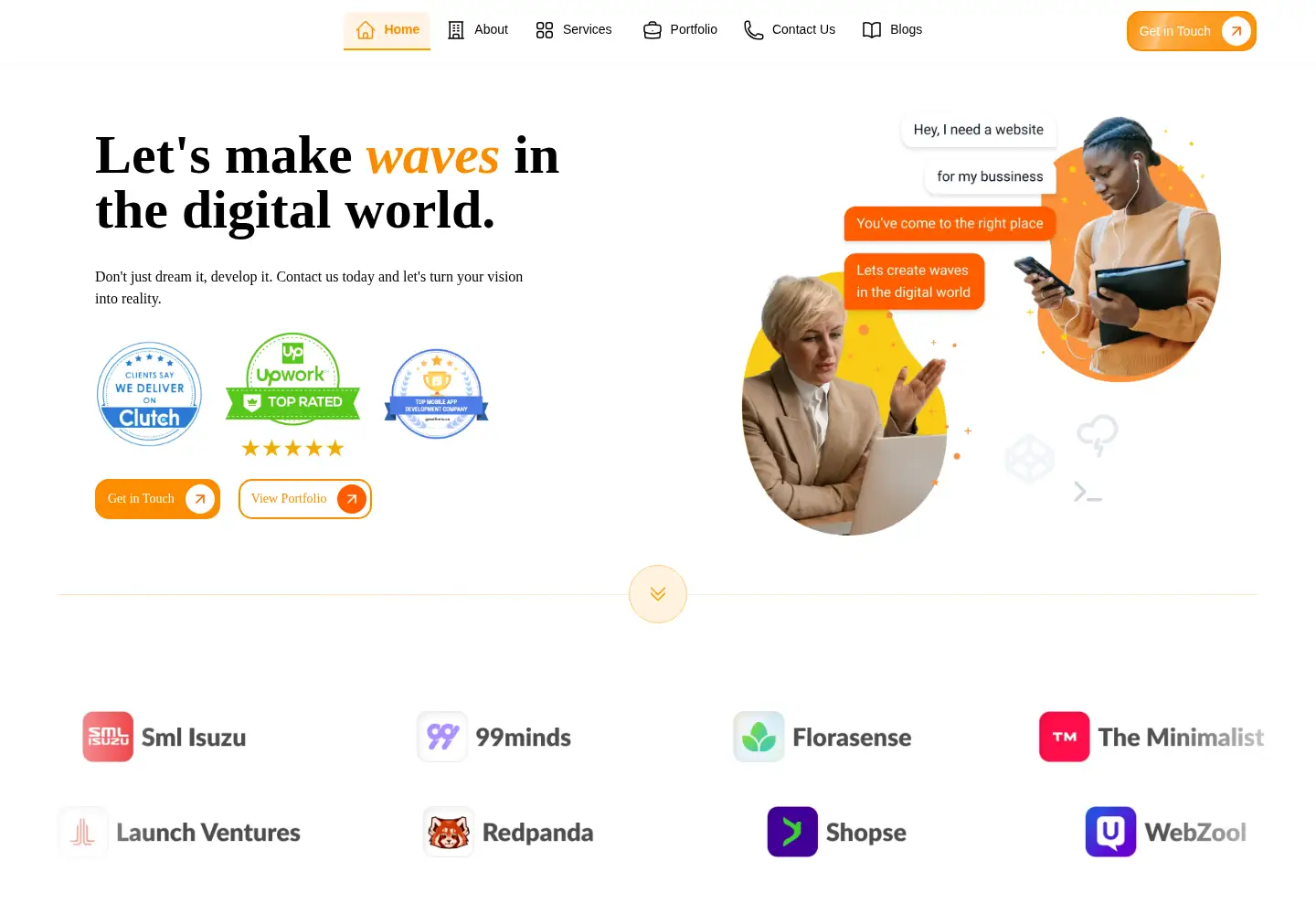 Screenshot of it-waves.com