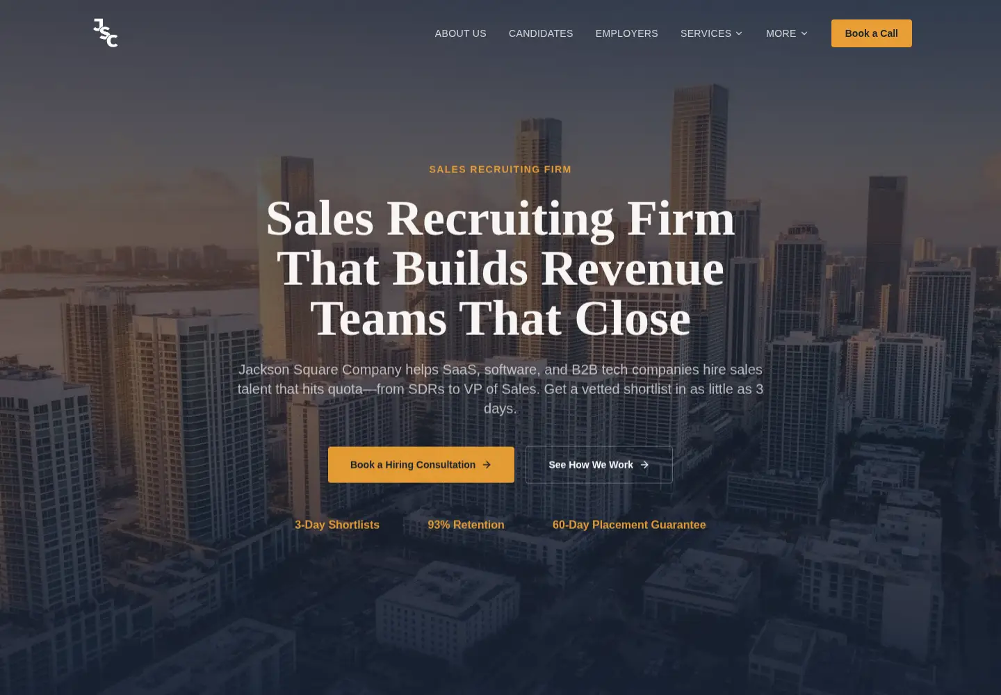 Screenshot of jacksonsquarecompany.com