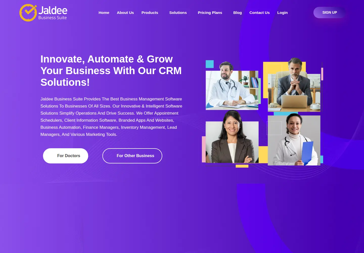 Screenshot of jaldee.com
