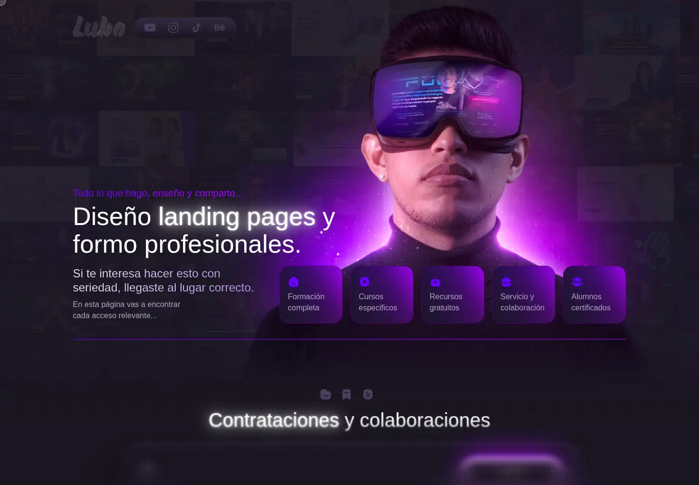 Screenshot of jhonnylubo.com