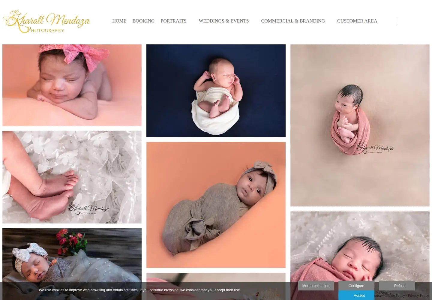 Screenshot of kharollmendoza.com