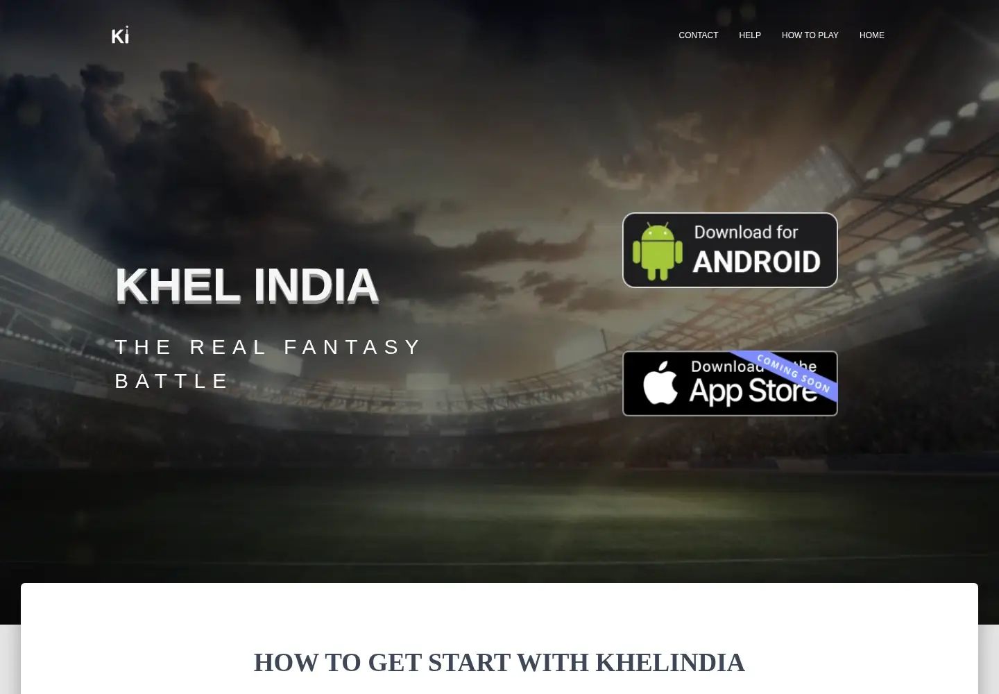 Screenshot of khelindiaofficial.com