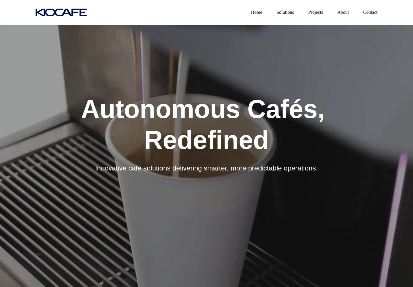 Screenshot of kiocafe.com
