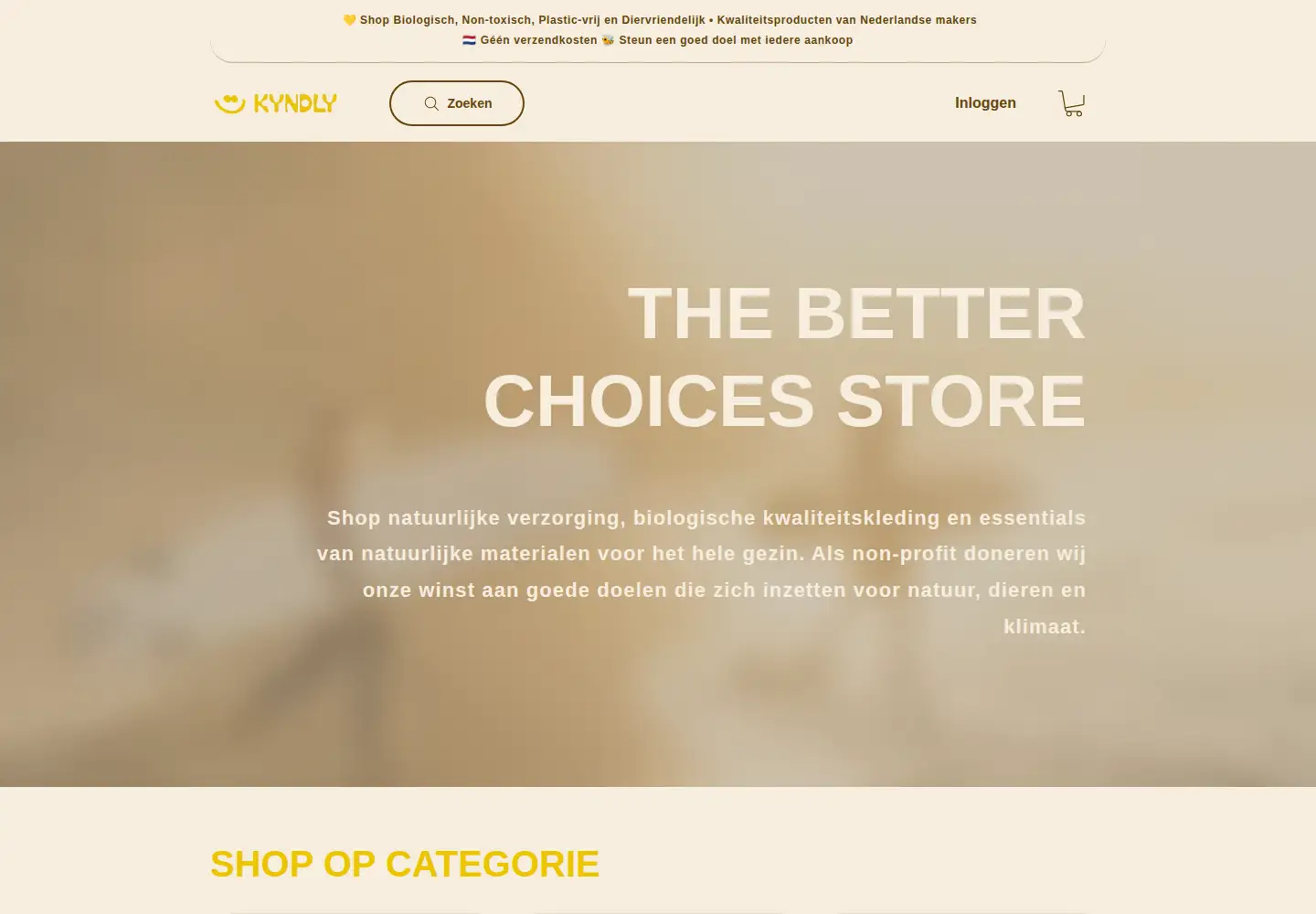 Screenshot of kyndly.com