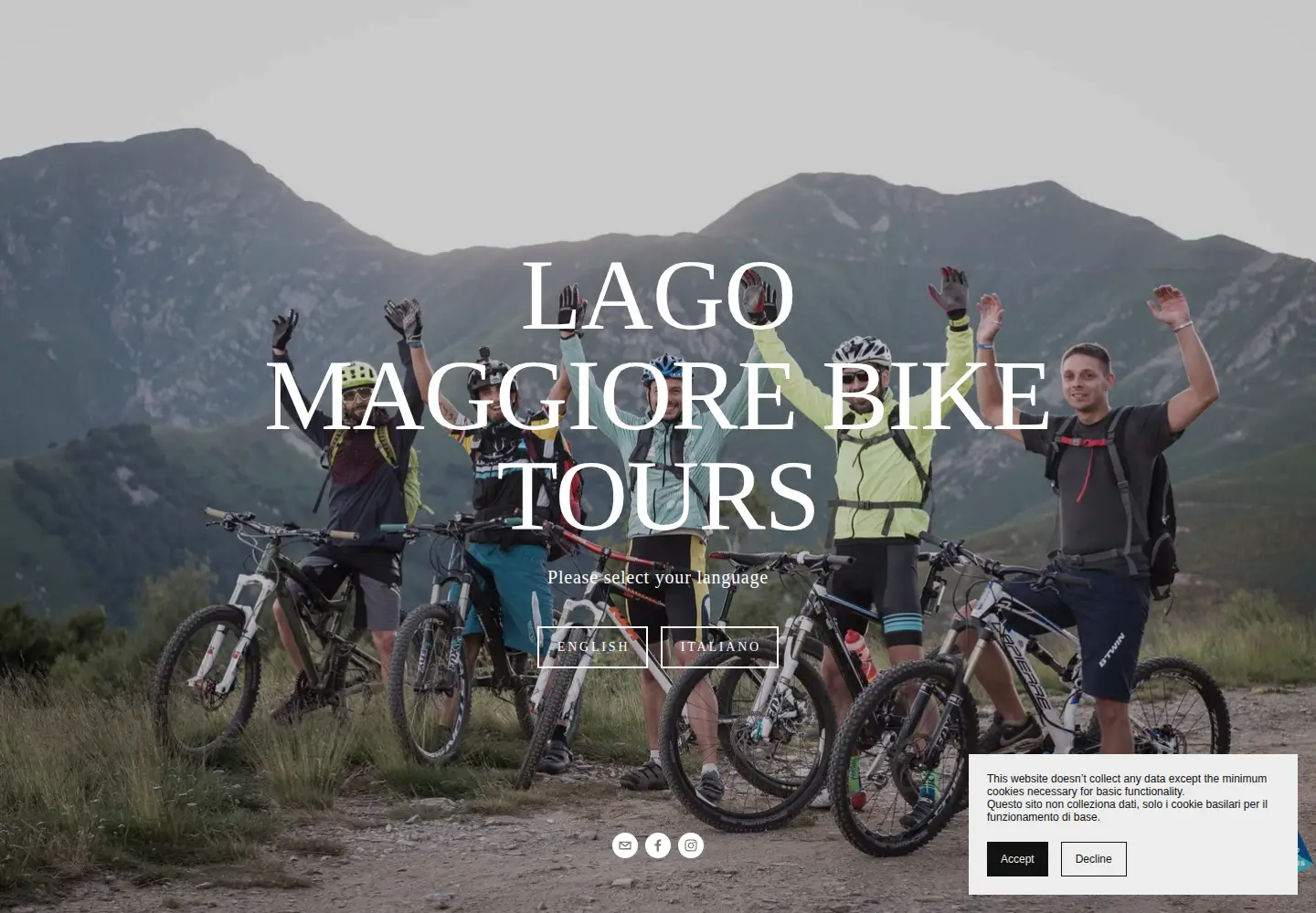 Screenshot of lagomaggiorebiketours.com