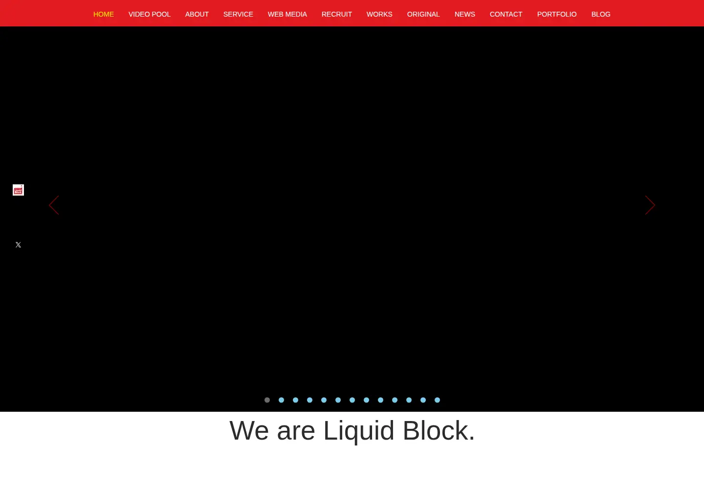Captured homepage of liquid-block.com in the current scan