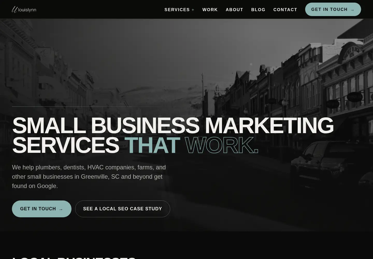 Screenshot of louislynnco.com
