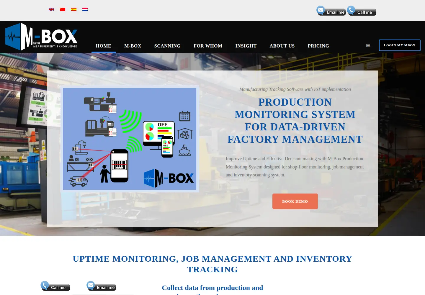 Screenshot of monitor-box.com