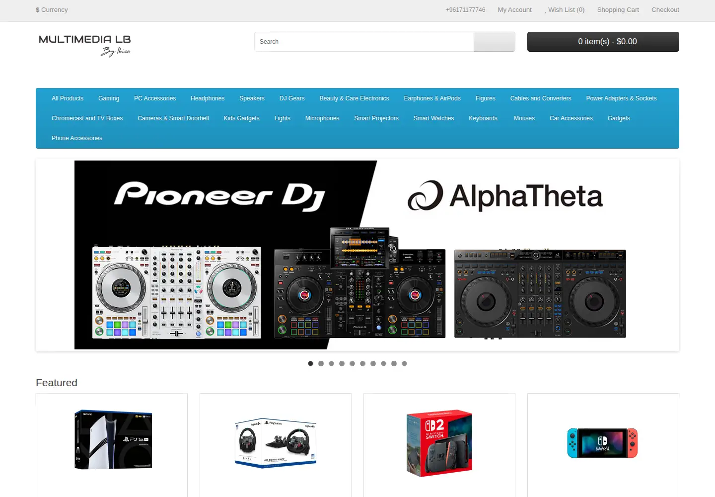 Screenshot of multimedialb.com