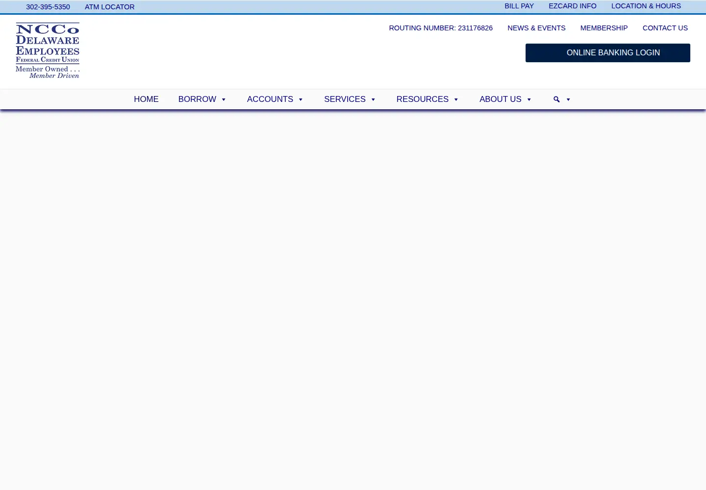 Captured homepage of nccdefcu.com in the current scan