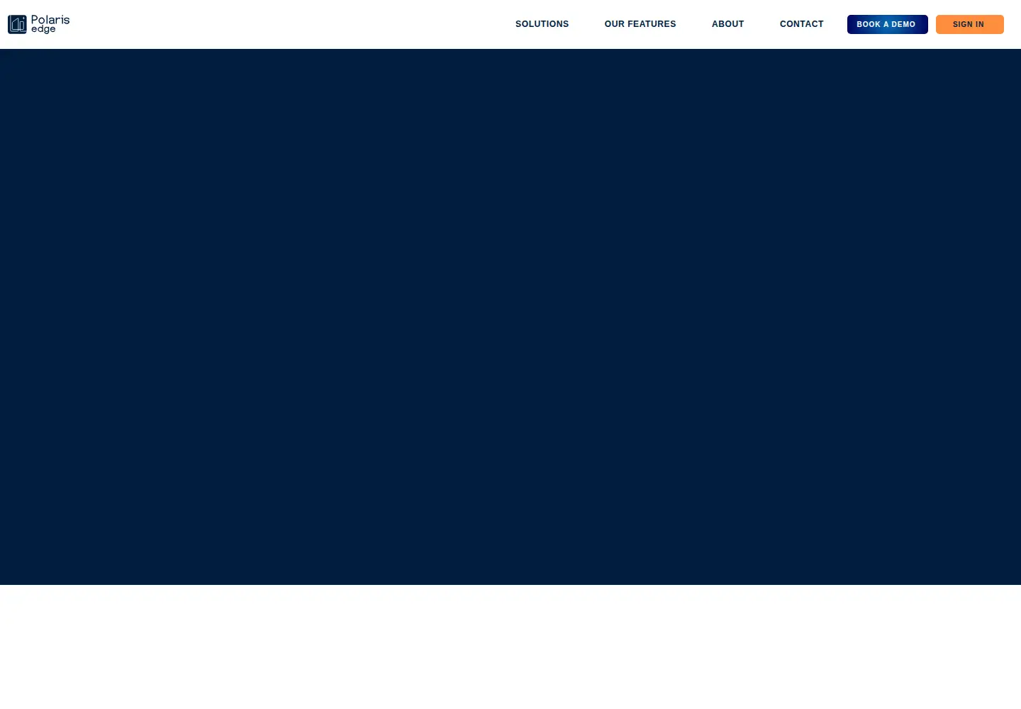 Captured homepage of polaris-edge.com in the current scan