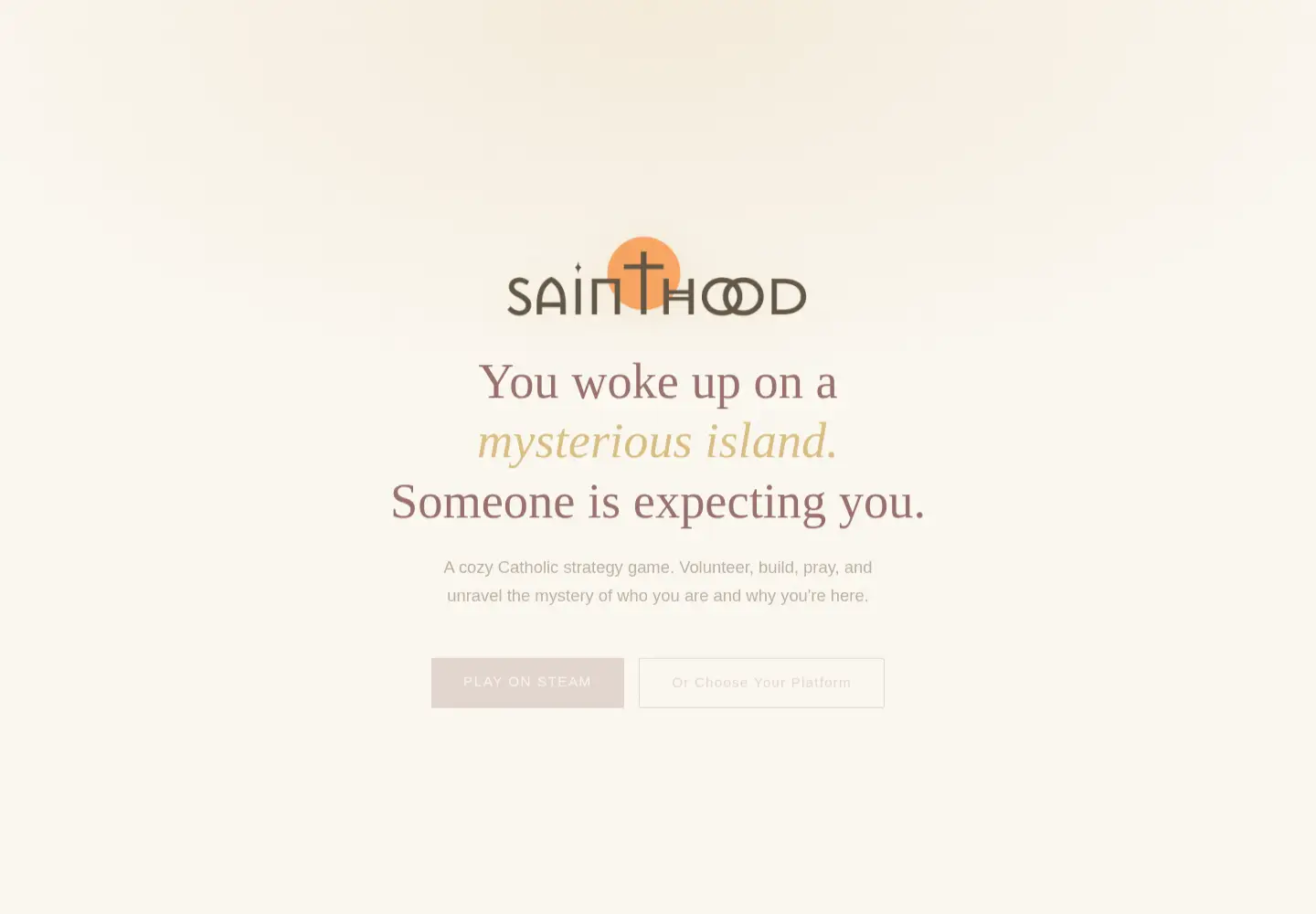 Screenshot of sainthoodgame.com