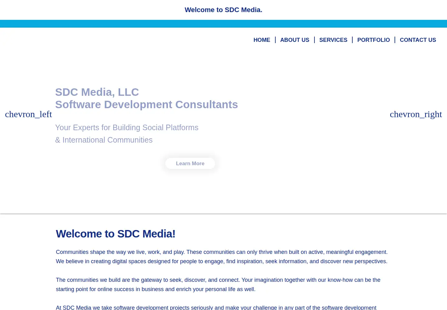 Screenshot of sdcmedia.com