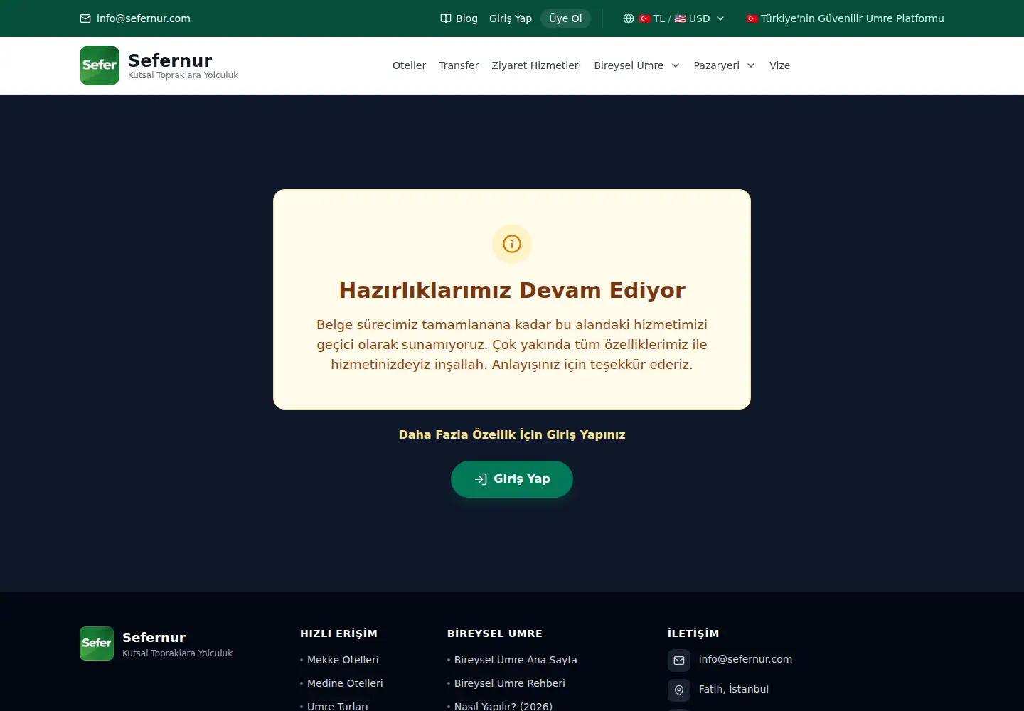 Screenshot of sefernur.com