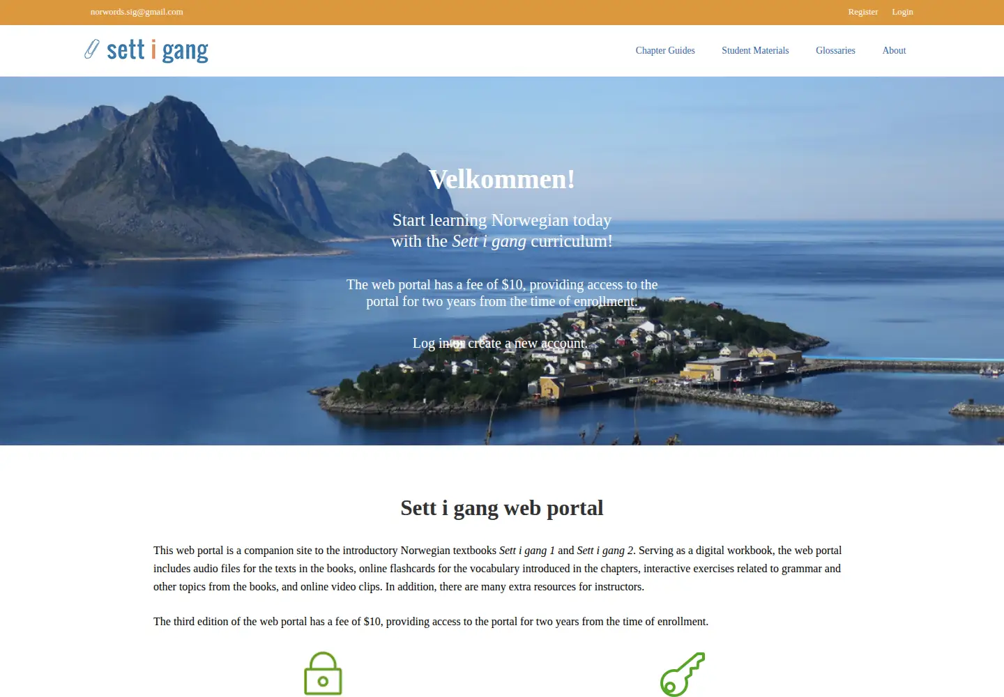 Screenshot of settigang.com