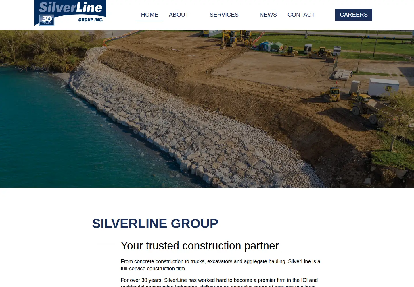 Screenshot of silverlinegroupinc.com