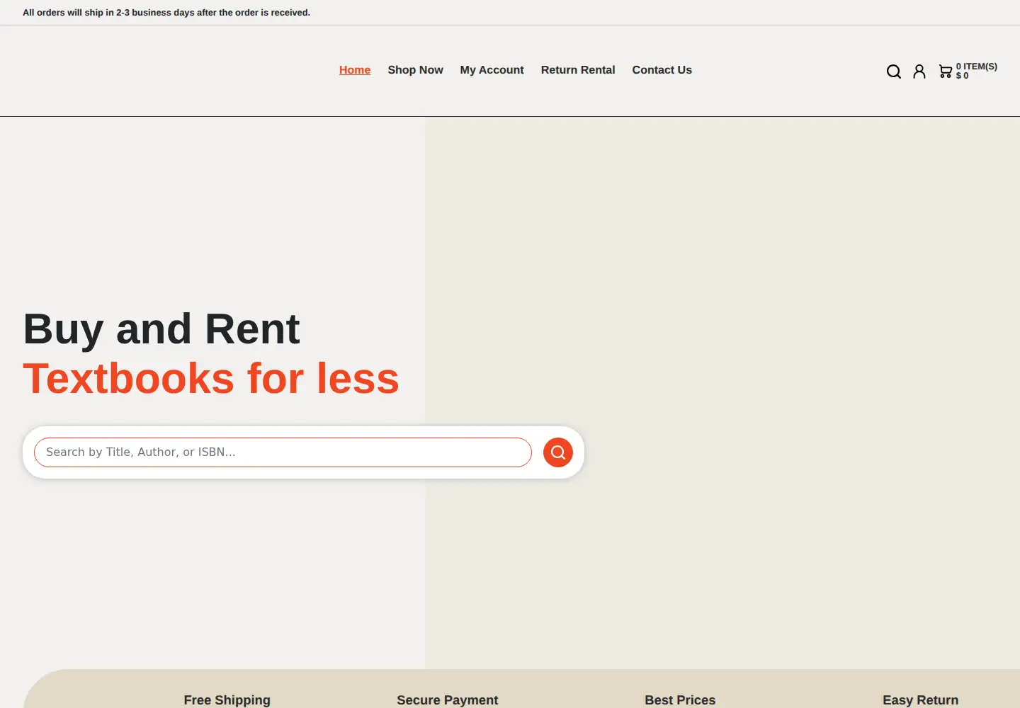 Screenshot of stanzatextbooks.com