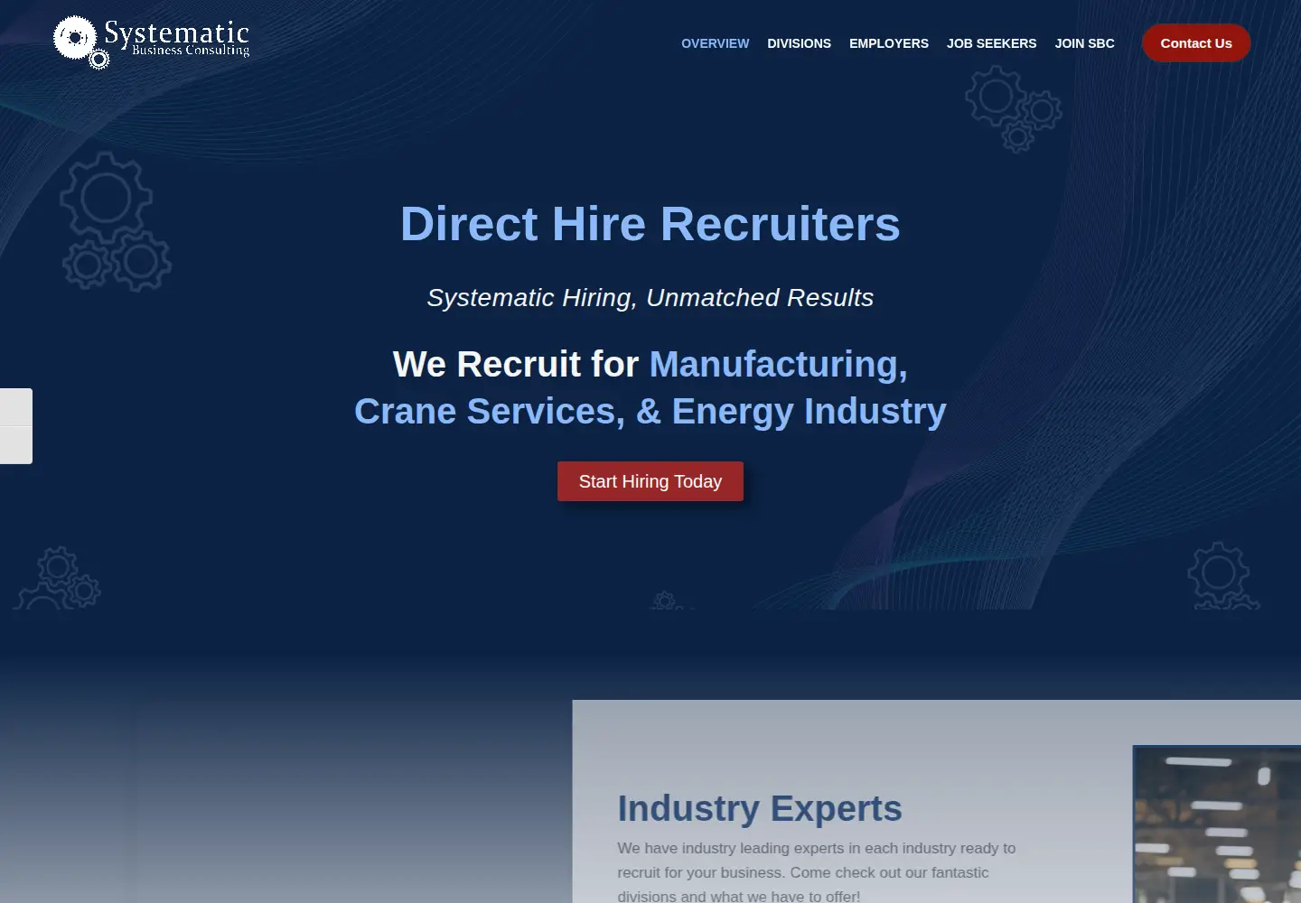 Screenshot of systematicbc.com