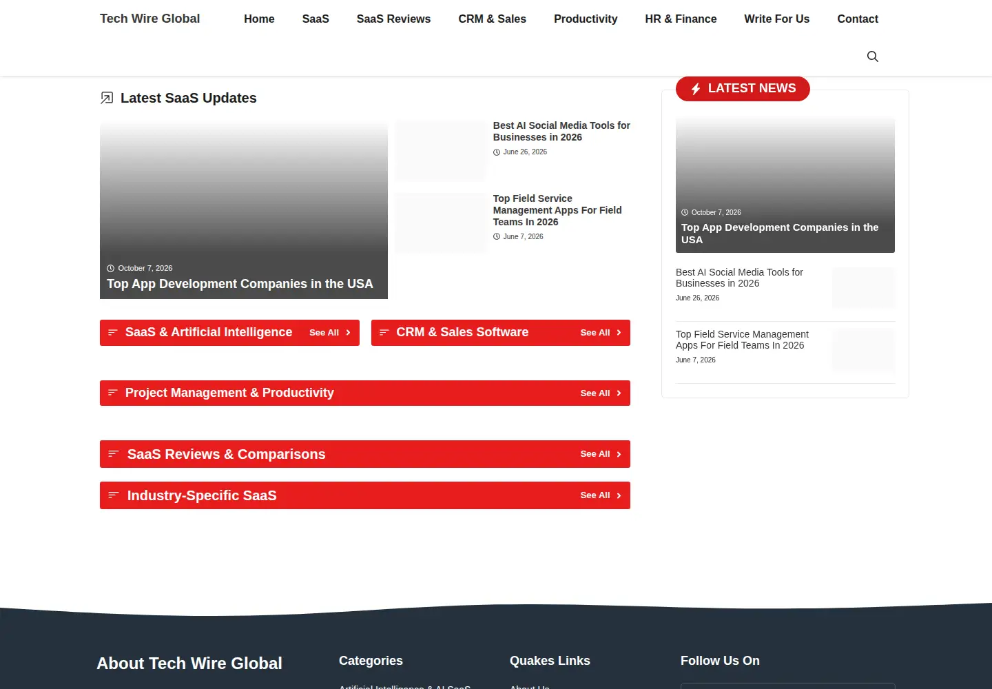 Screenshot of techwireglobal.com