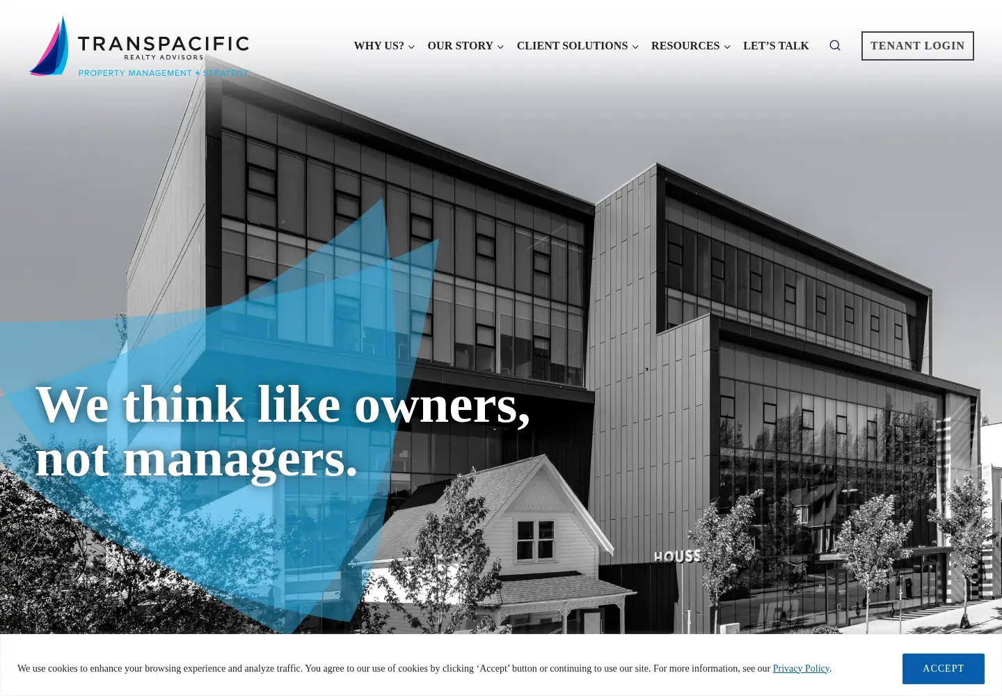 Screenshot of transpacificrealty.com