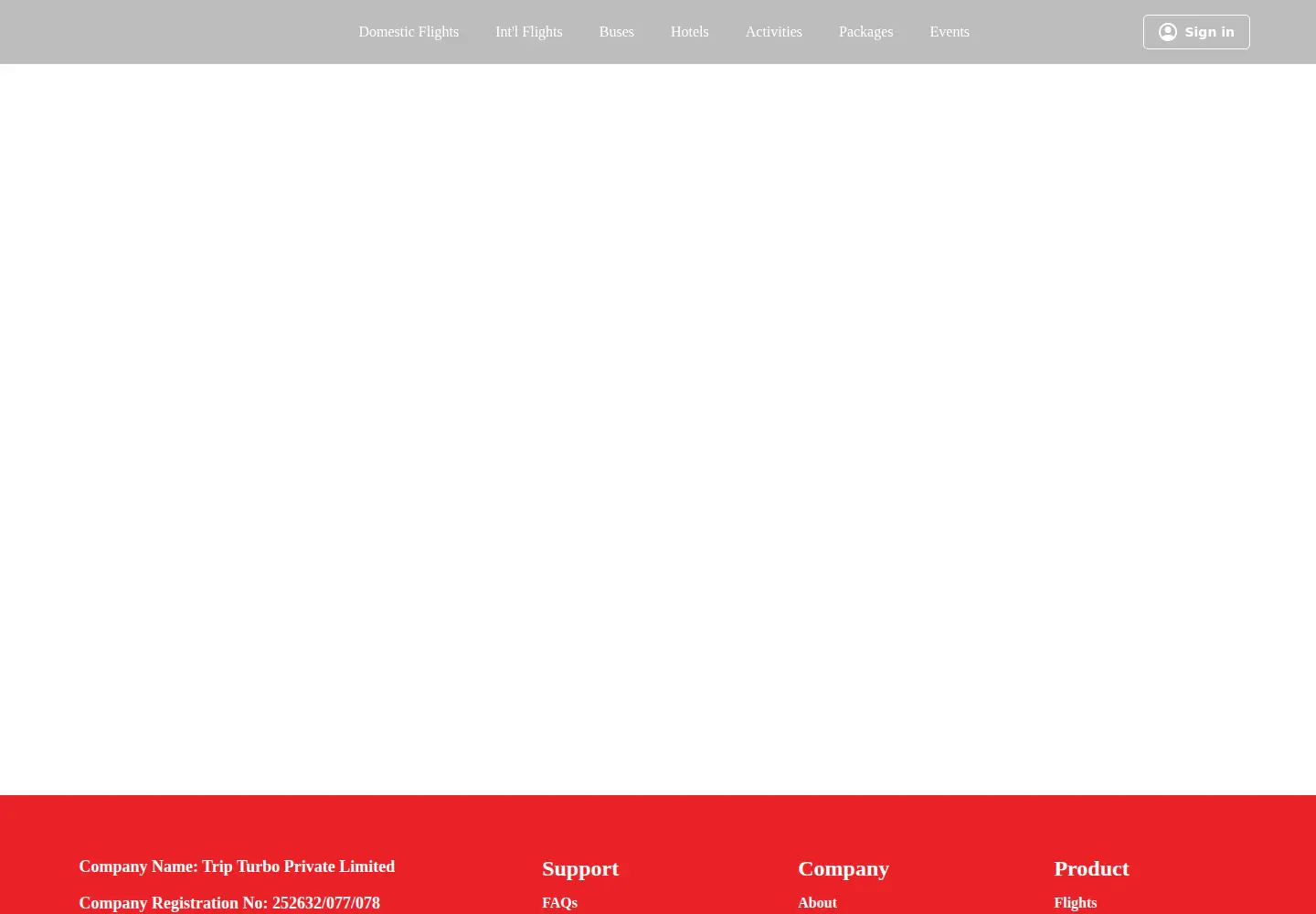 Screenshot of tripturbo.com