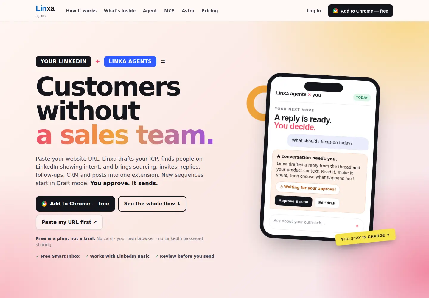 Screenshot of uselinxa.com