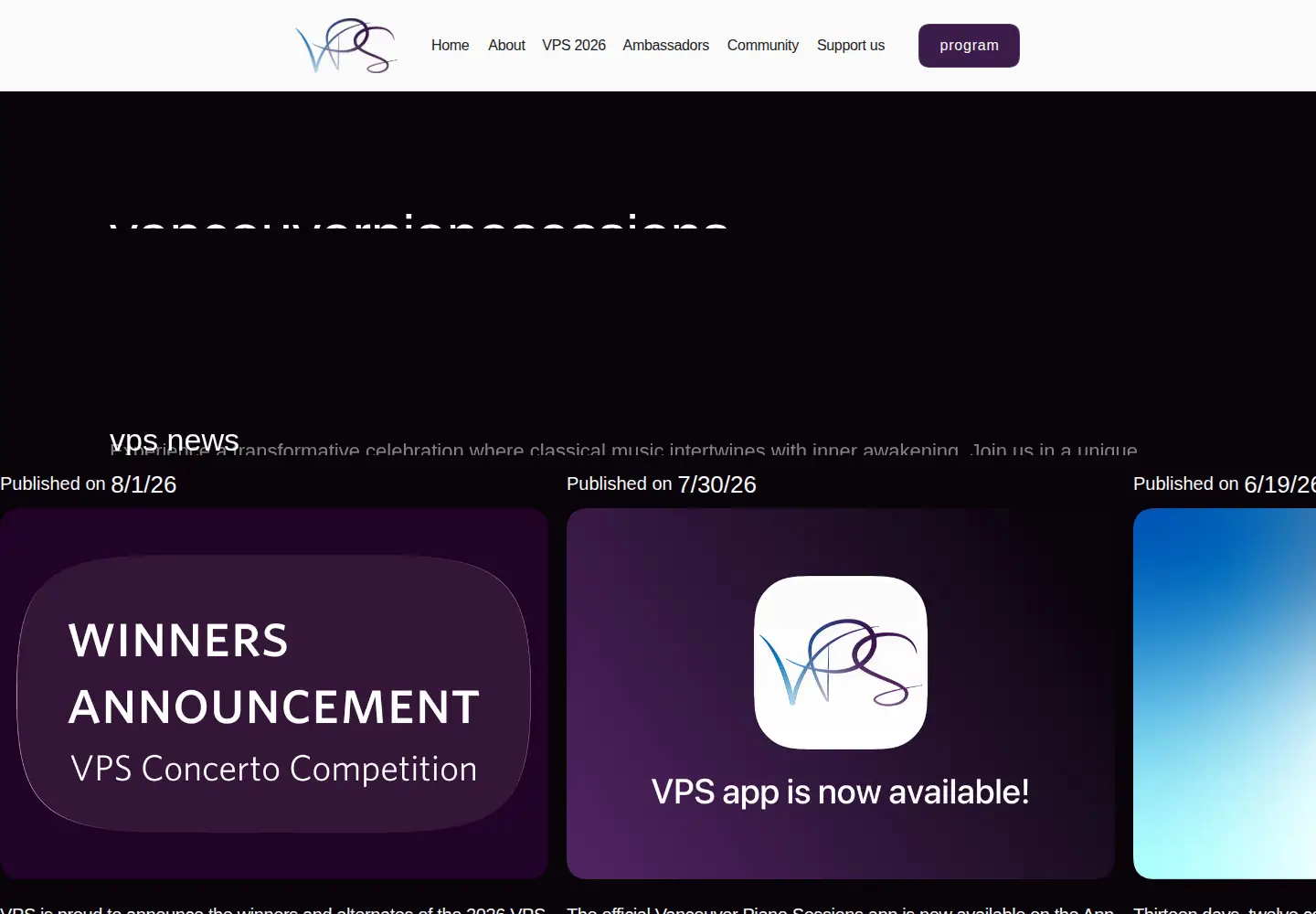 Screenshot of vancouverpianosessions.com