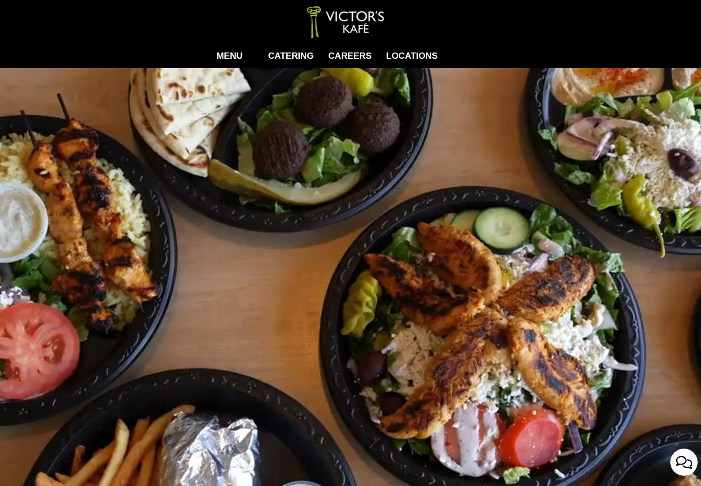 Screenshot of victorskafe.com