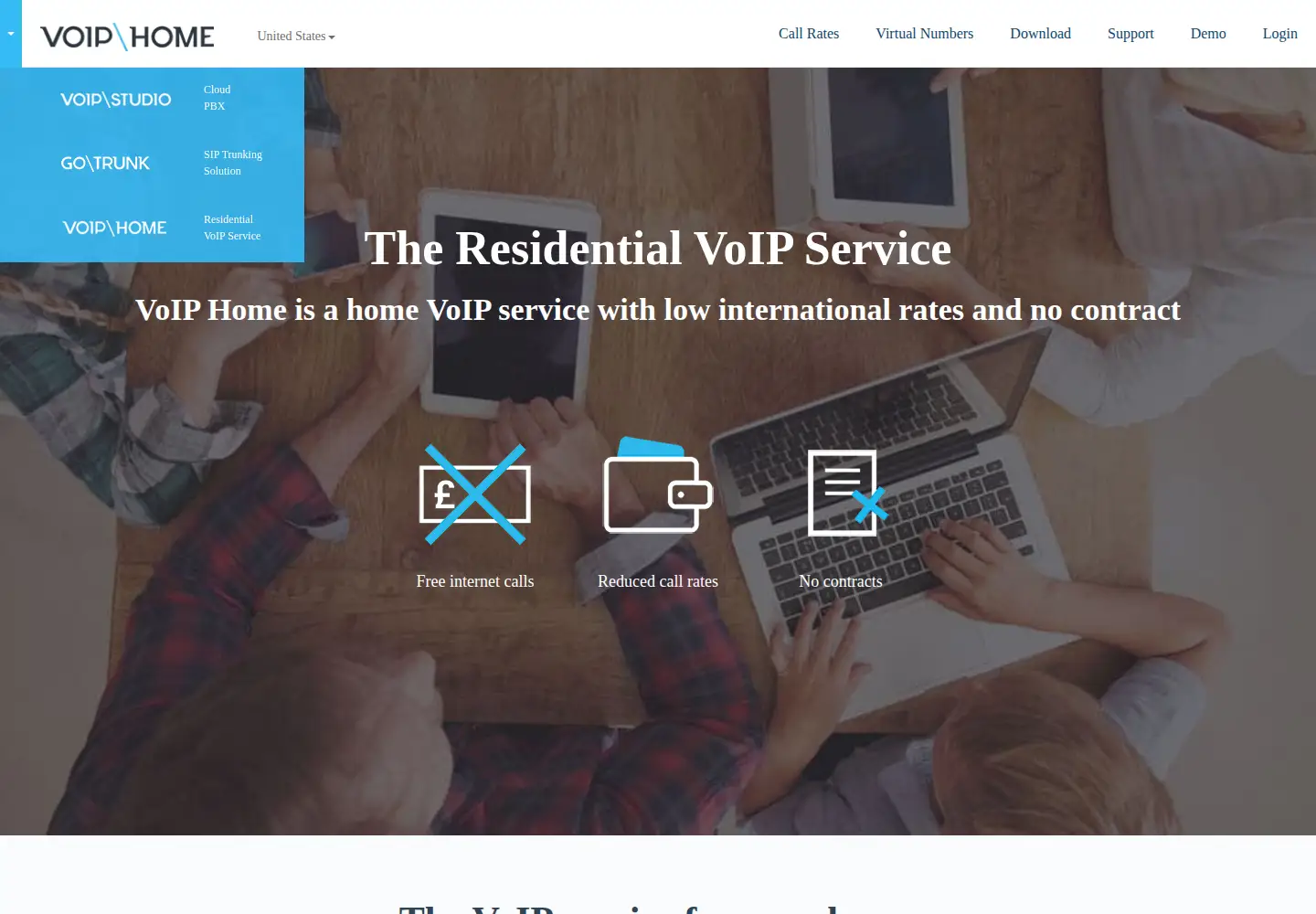 Screenshot of voiphome.com