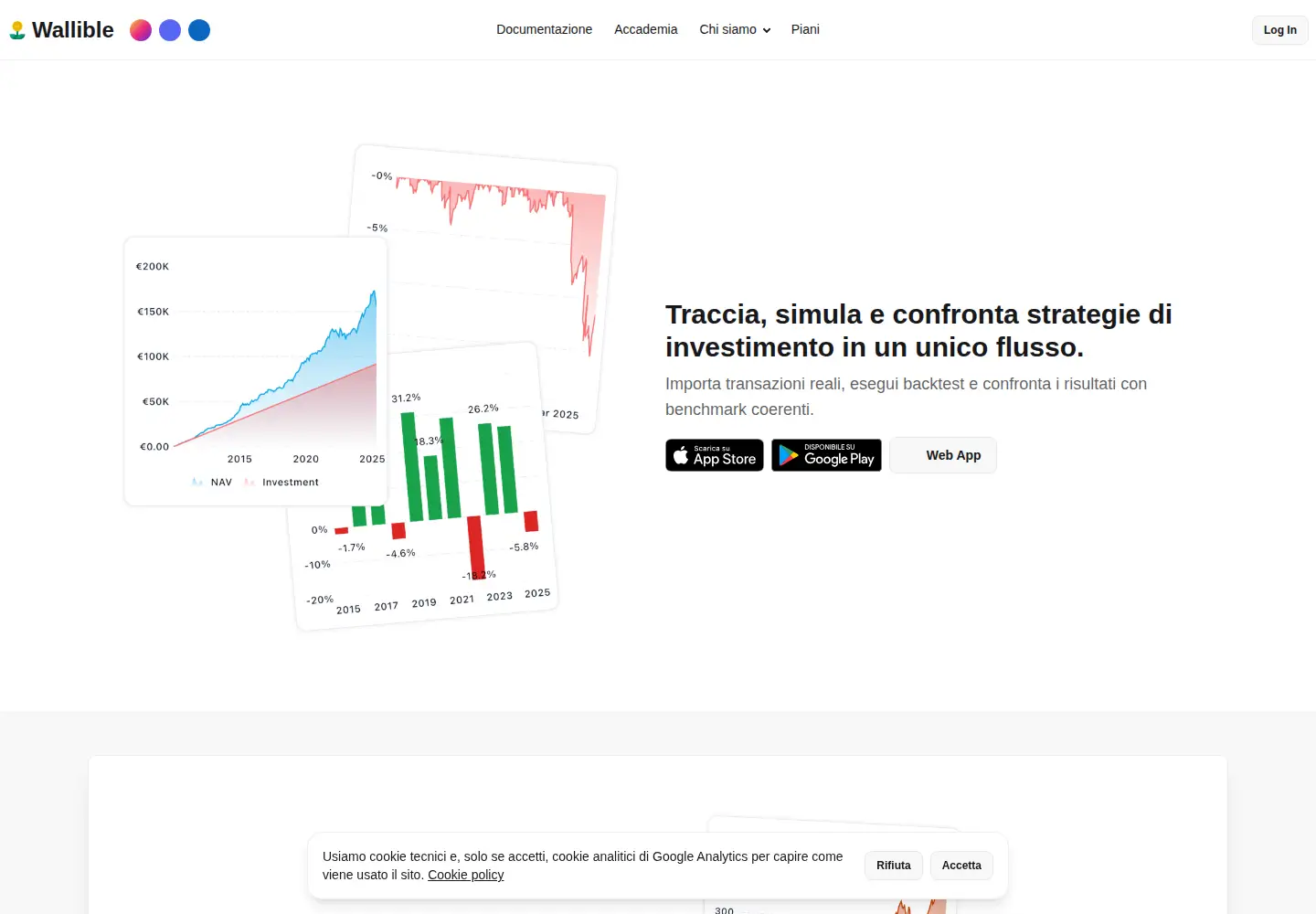Screenshot of wallible.com