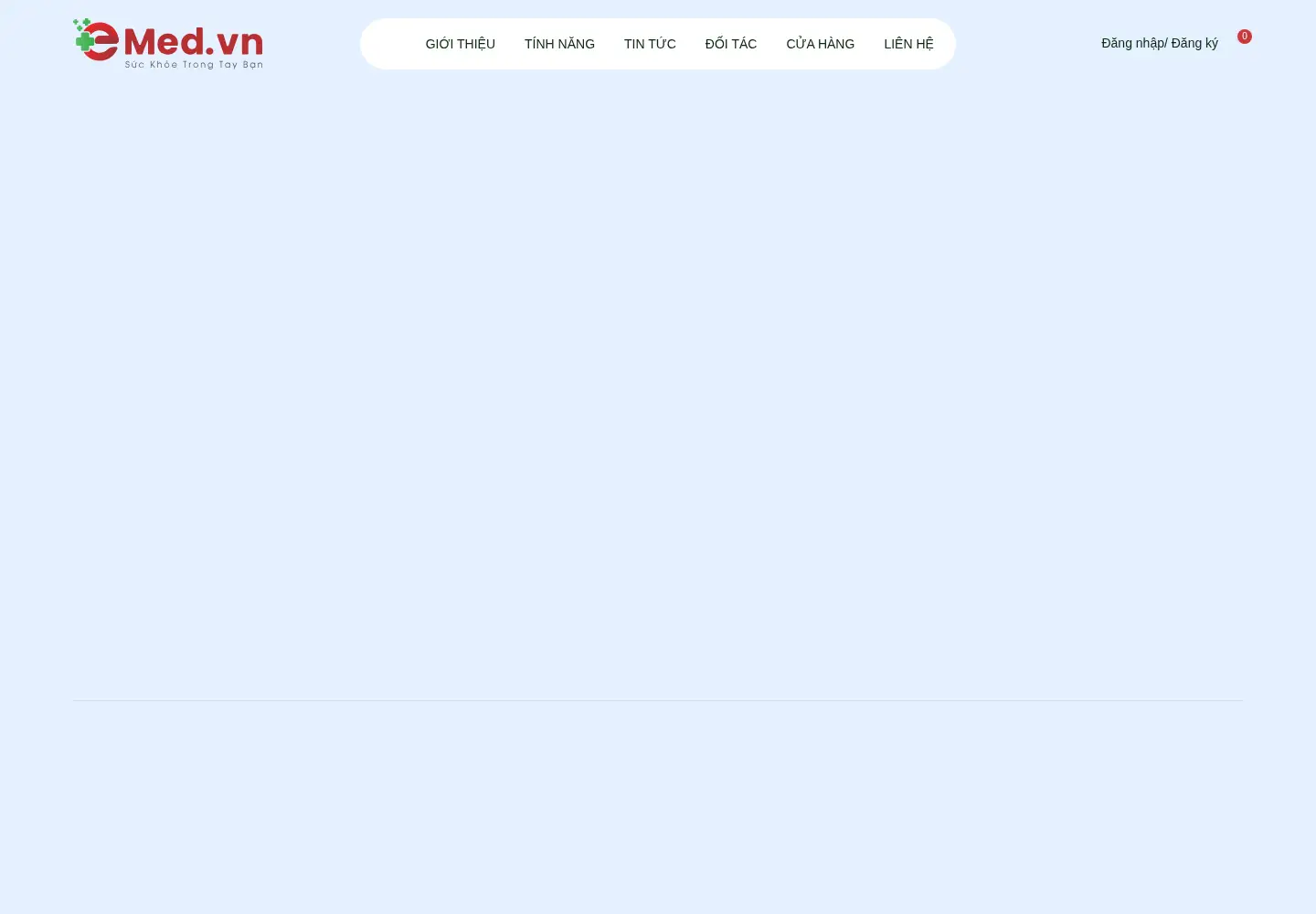 Captured homepage of emed.vn in the current scan