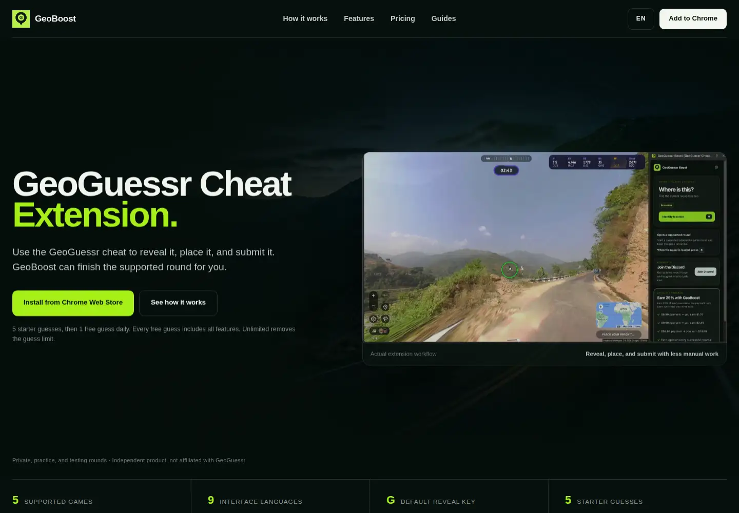 Screenshot of geoboost.win