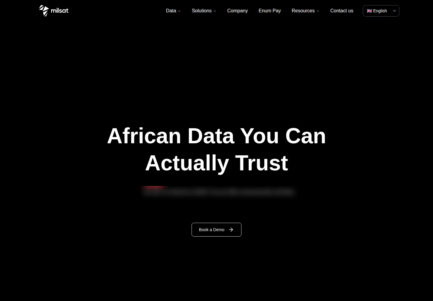 Screenshot of milsat.africa