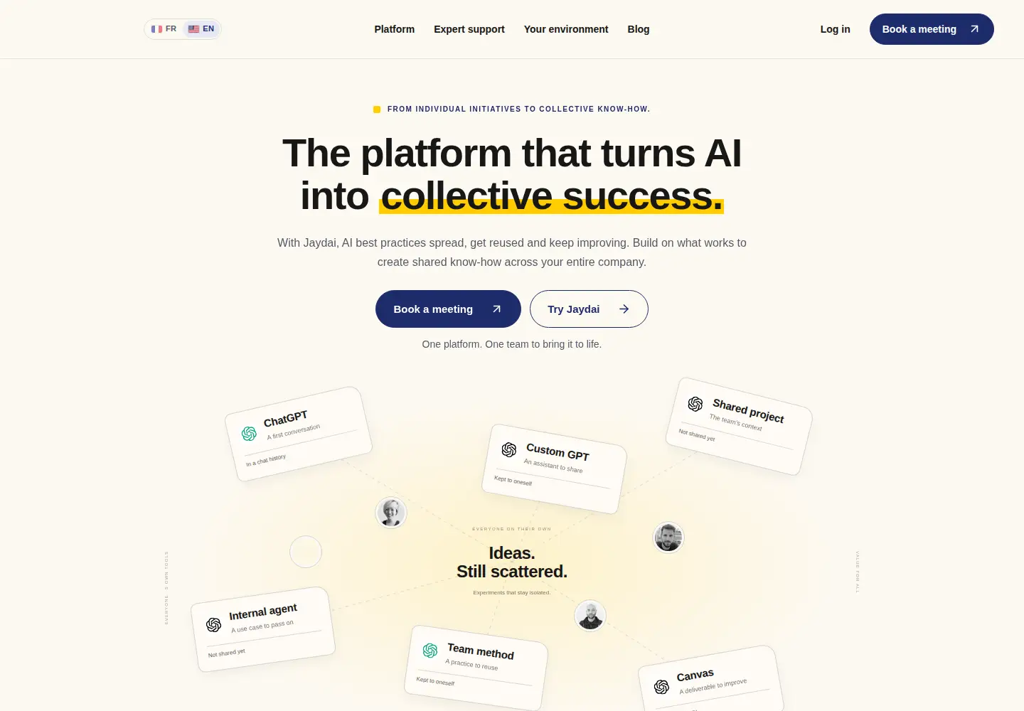 Captured homepage of jayd.ai in the current scan