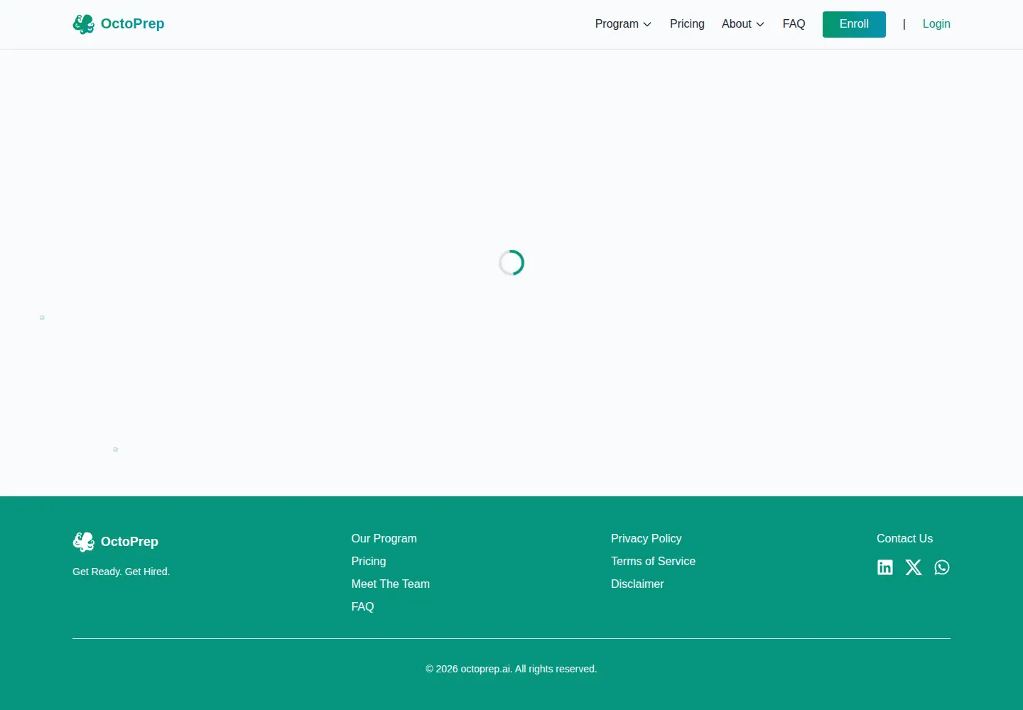 Screenshot of octoprep.ai