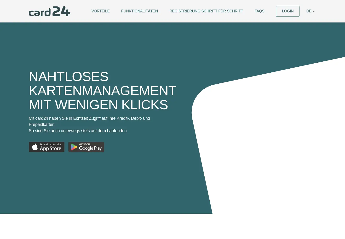 Screenshot of card24.app