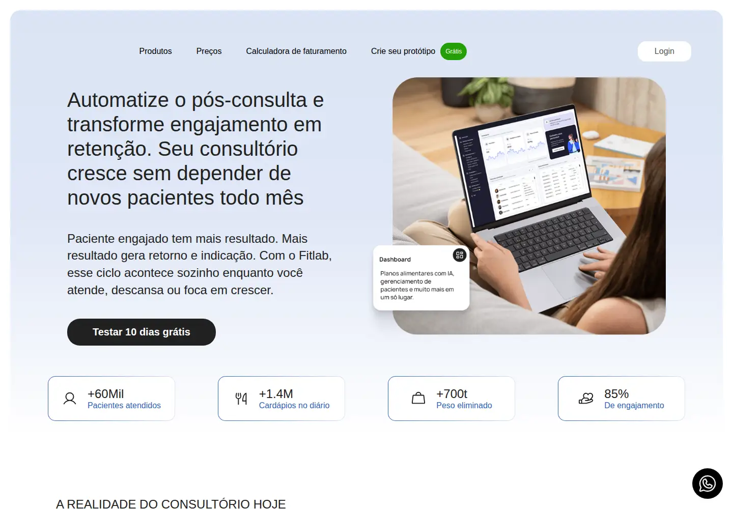 Screenshot of fitlab.app