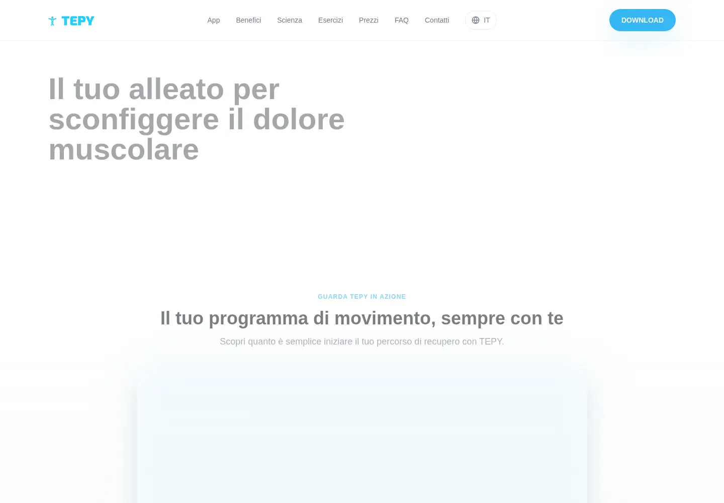 Screenshot of tepy.app