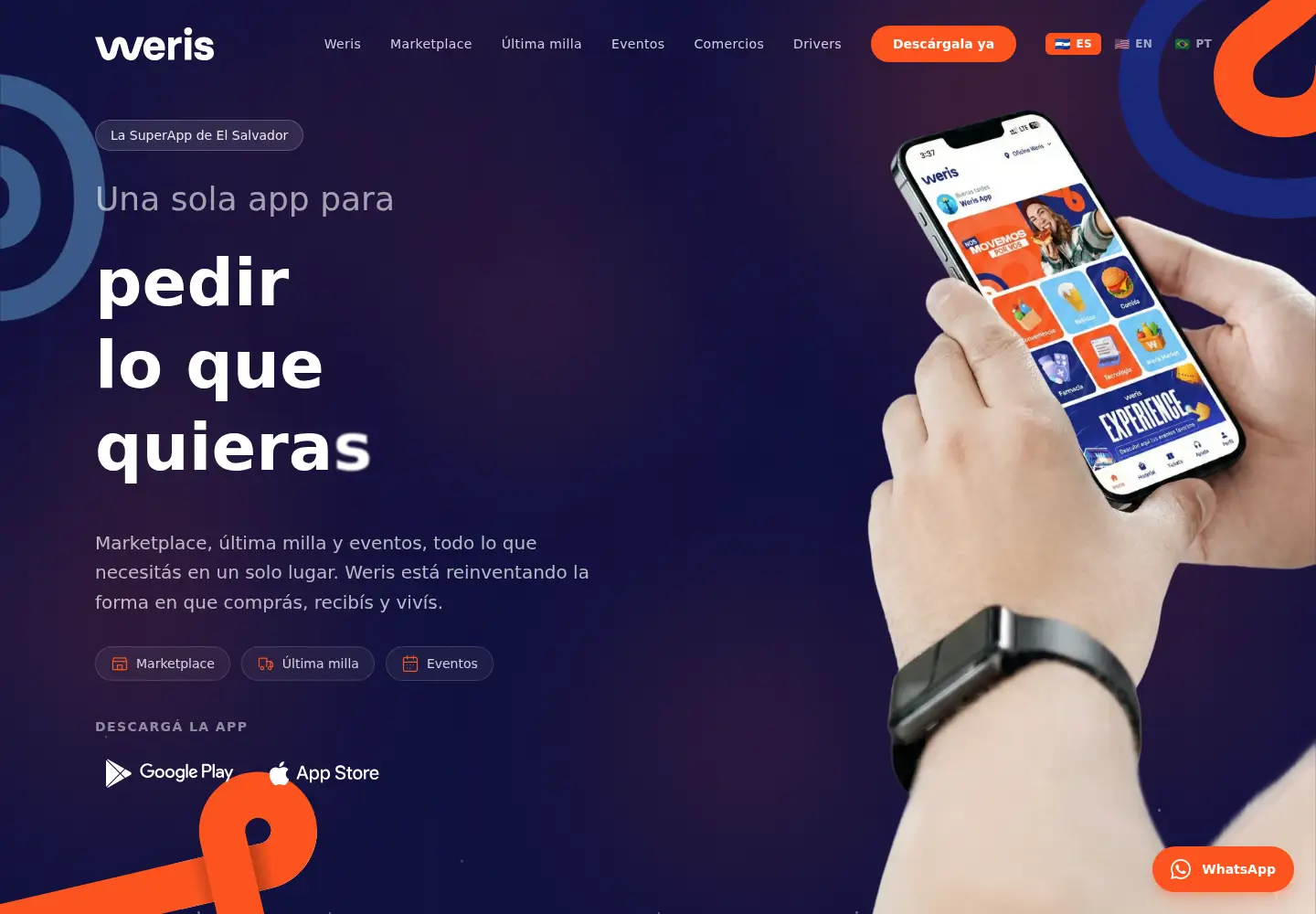Screenshot of weris.app