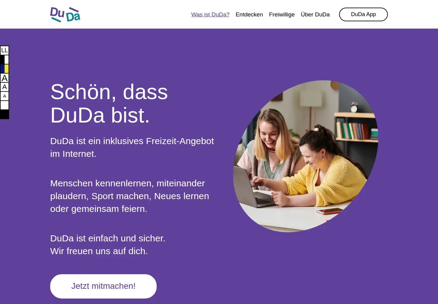 Screenshot of du-da.at
