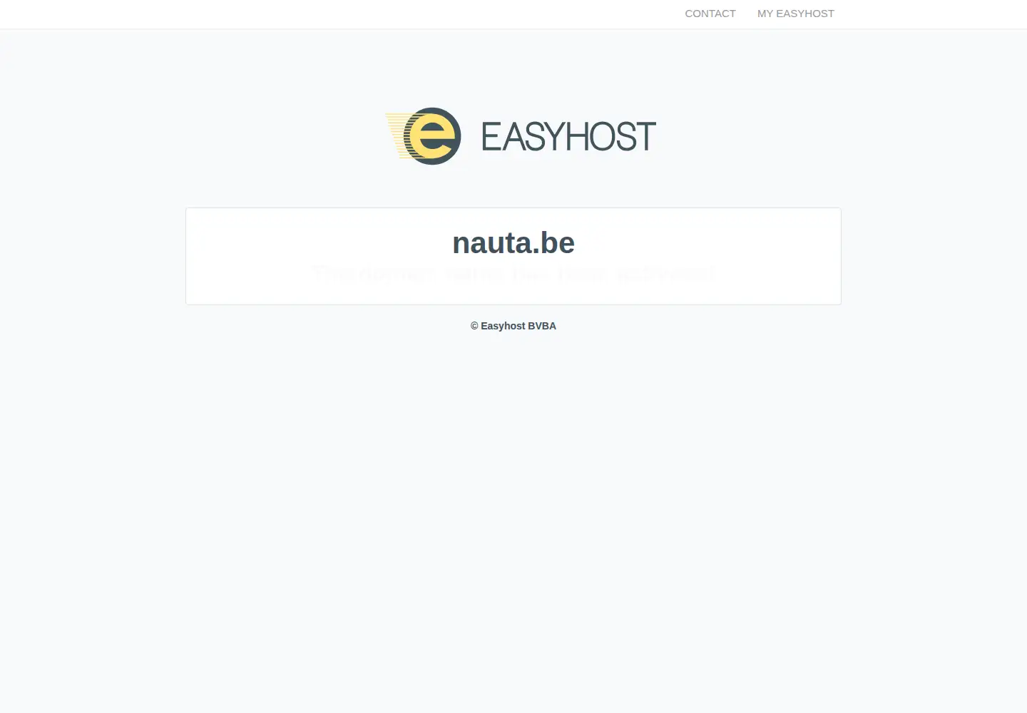 Screenshot of nauta.be