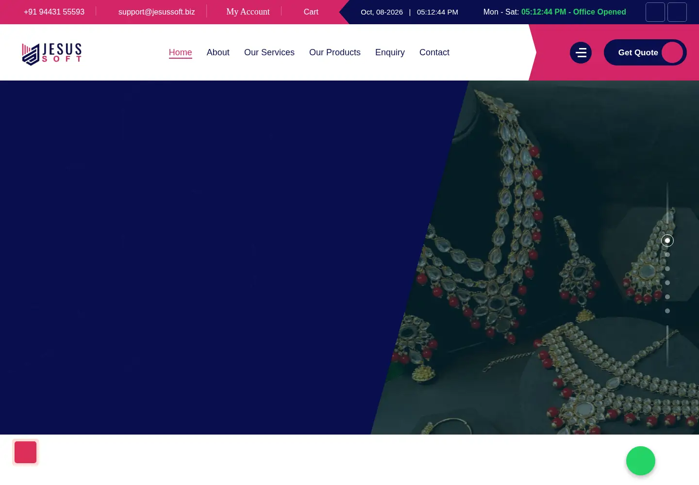 Screenshot of jesussoft.biz